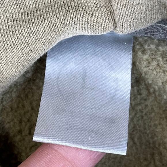 FMJ Sweatshirt Mens Large Green Long Sleeve Pullover Hooded Running Streetwear - Picture 6 of 11